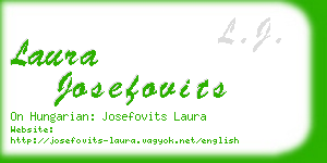 laura josefovits business card
